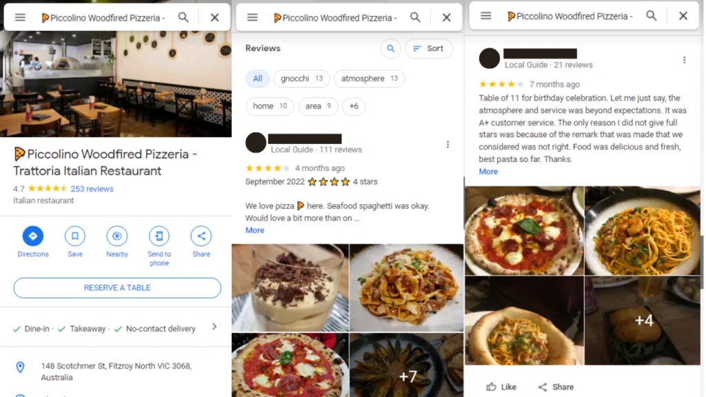 10 Suggerimenti per la pagina di localizzazione dei ristoranti. Ottenere più clienti! 6 Gestisci in modo corretto le recensioni dei clienti