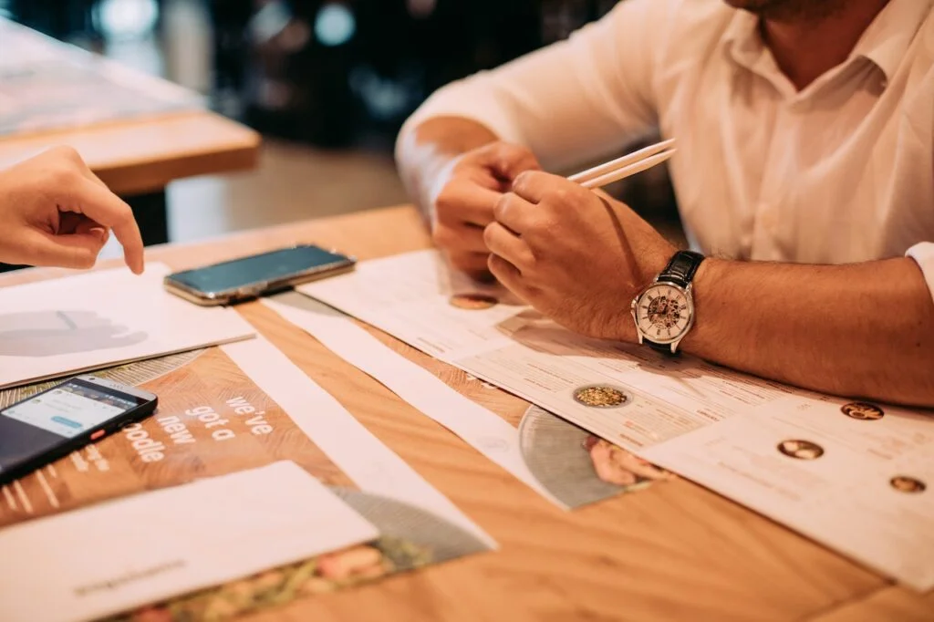 Menu e voci di prenotazione
